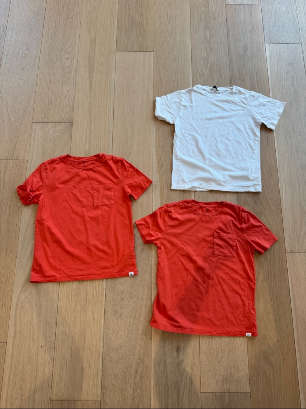 GAP Kids Short Sleeve Pocket Tee - Red & White